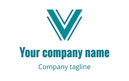V logo