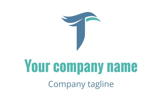 T logo