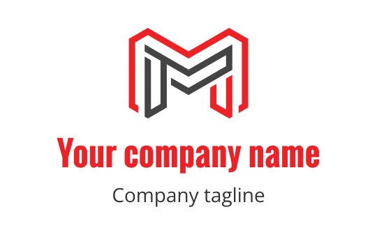 M logo