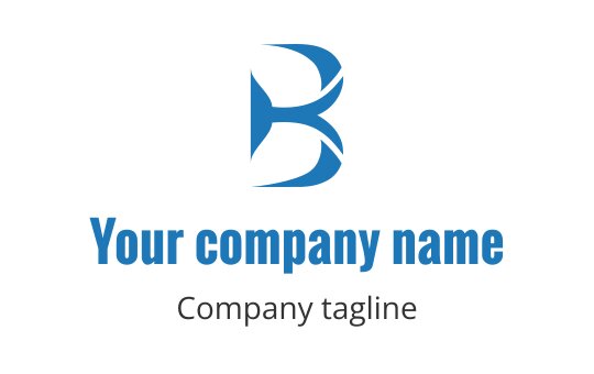 B logo