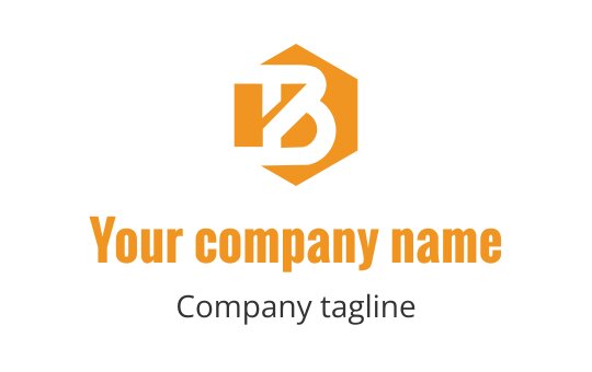 B logo