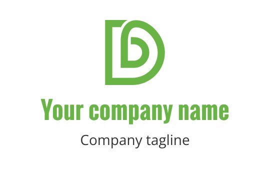 D logo