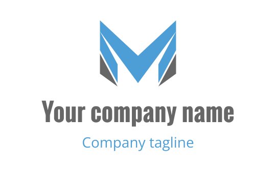 M logo