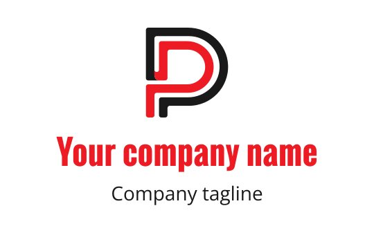 P logo