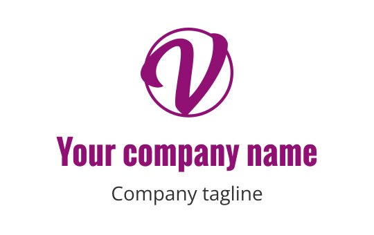 V logo