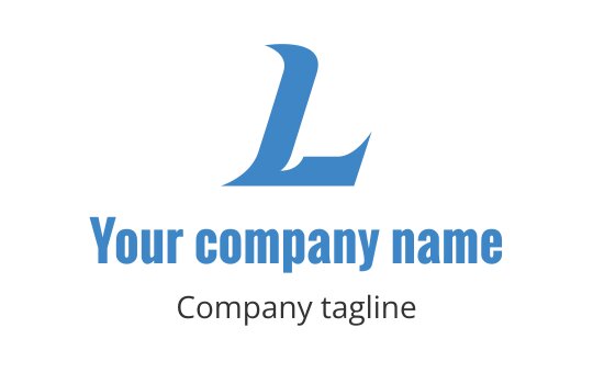 L logo