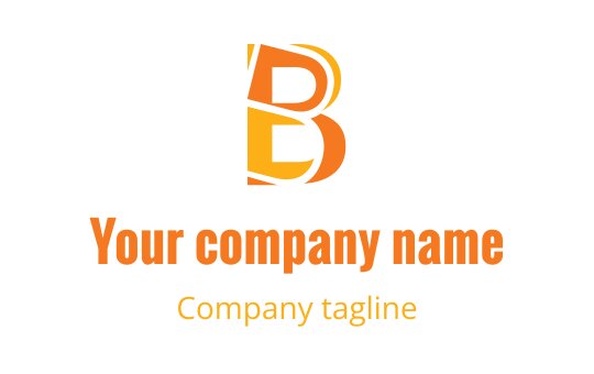B logo