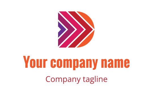 D logo