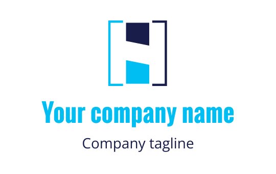 H logo