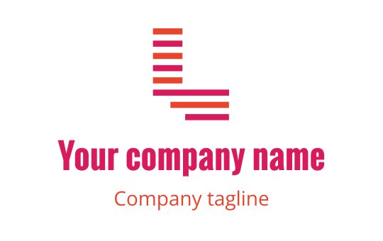 L logo