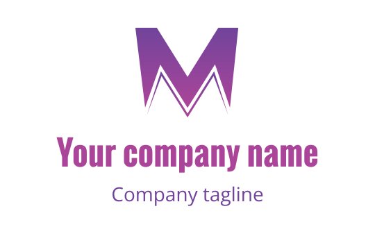 M logo