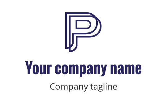 P logo
