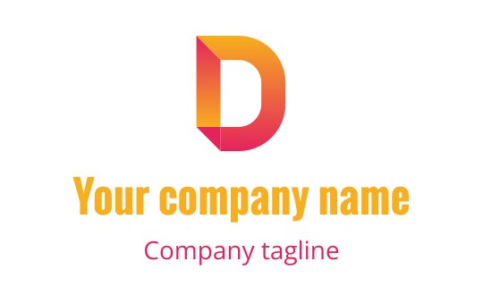 D logo