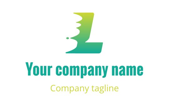L logo