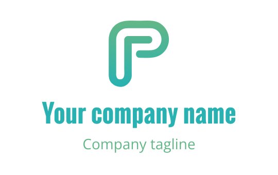 P logo