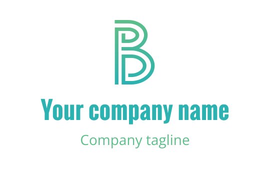 B logo