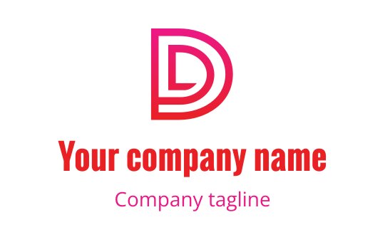 D logo