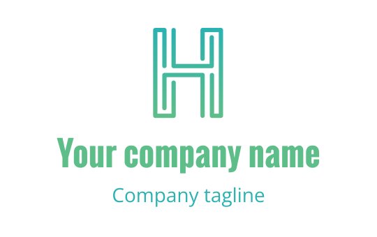 H logo
