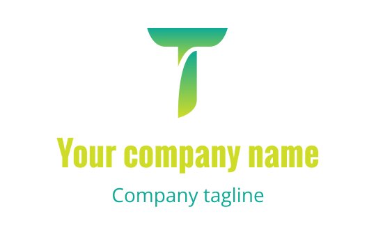 T logo