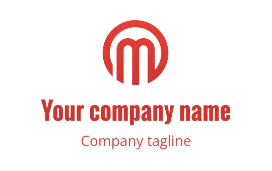 M logo
