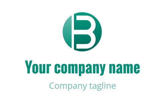 B logo