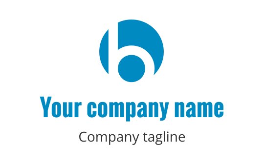 B logo