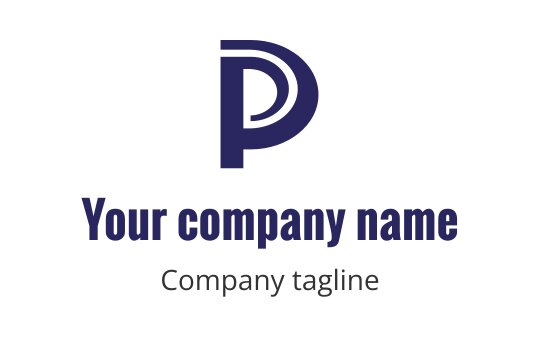 P logo