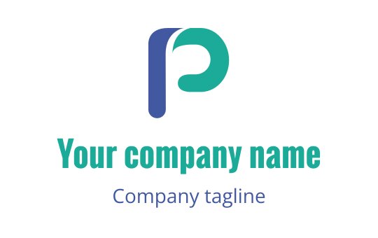 P logo
