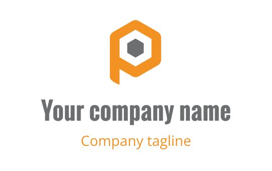 P logo
