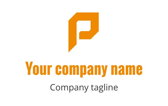 P logo