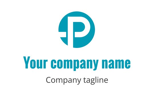 P logo