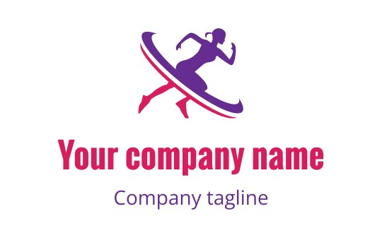 Running logo