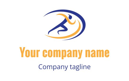 Running logo