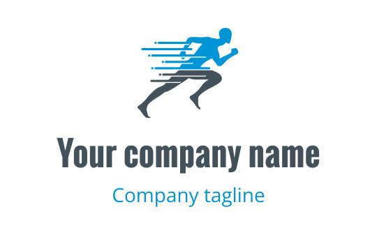 Running logo
