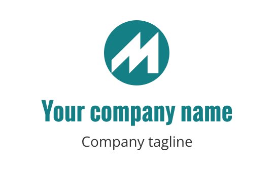 M logo