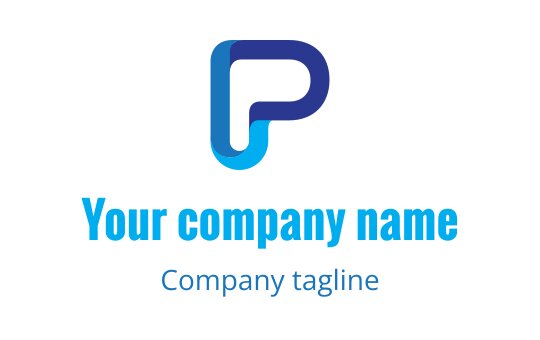P logo