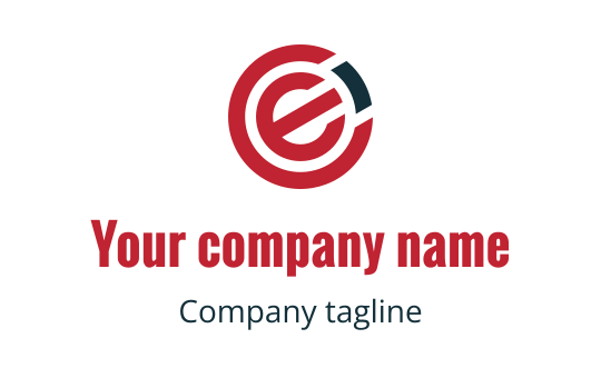 E logo