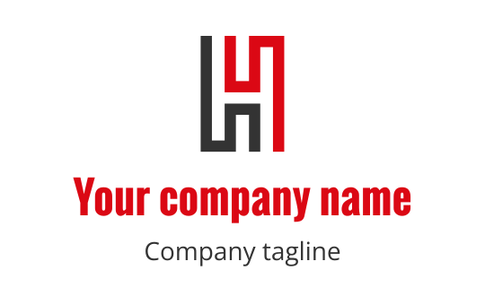 H logo