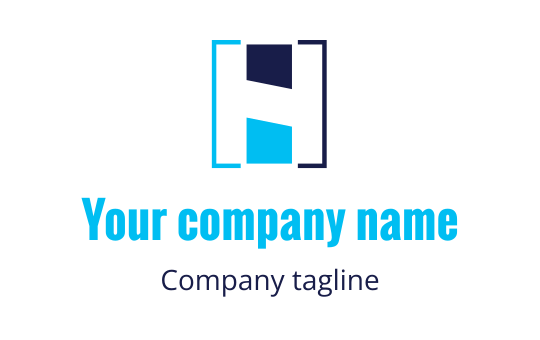 H logo