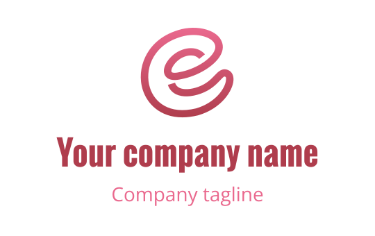 E logo