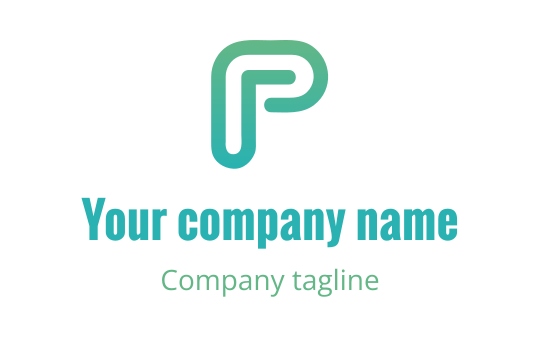 P logo