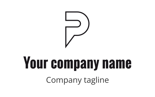 P logo