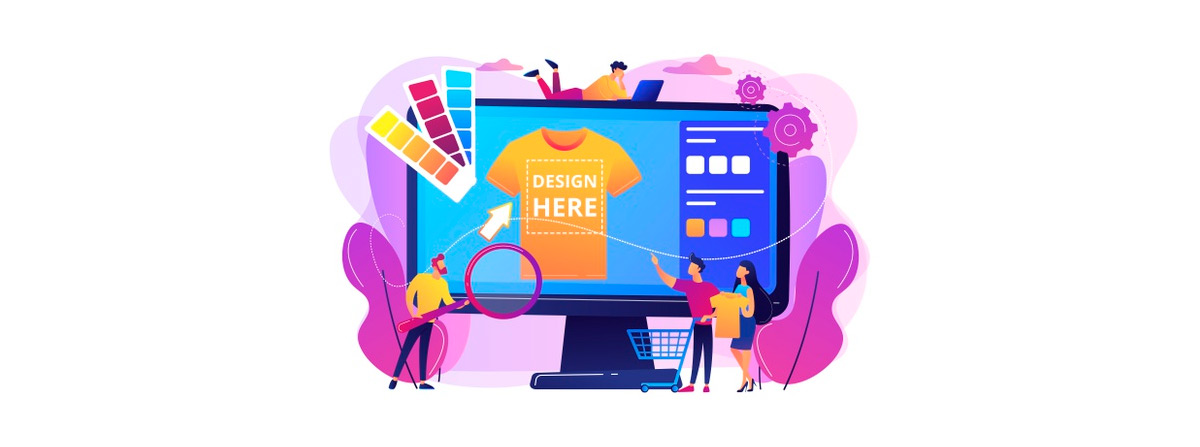 Processus d'impression de t-shirts Processus d'impression de t-shirts