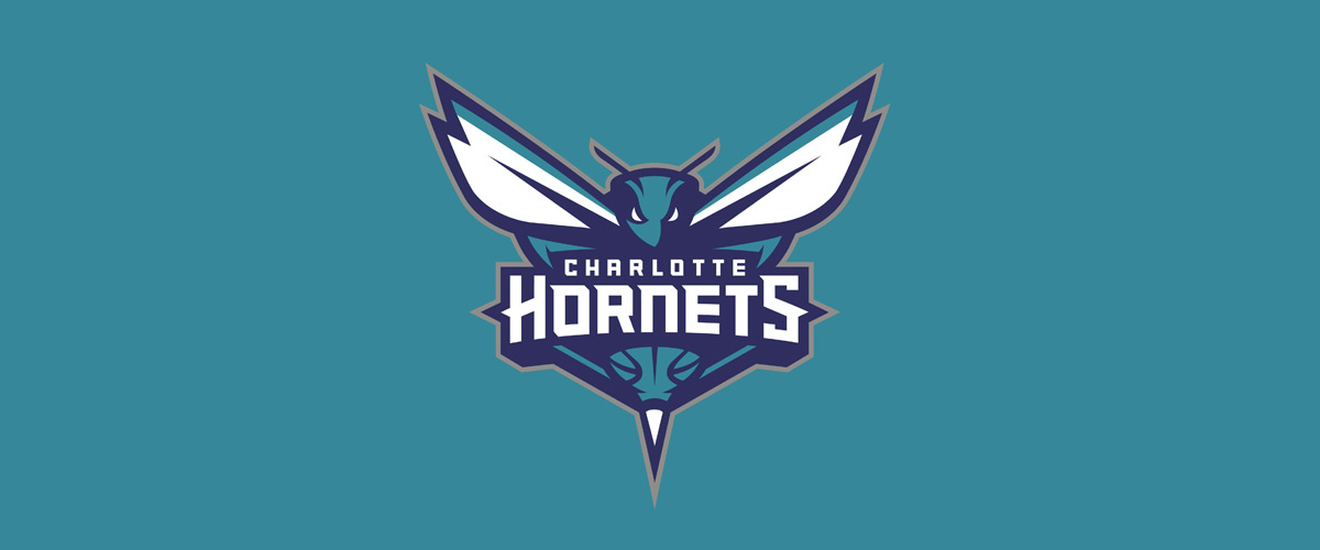 Logo des Charlotte Hornets Logo des Charlotte Hornets