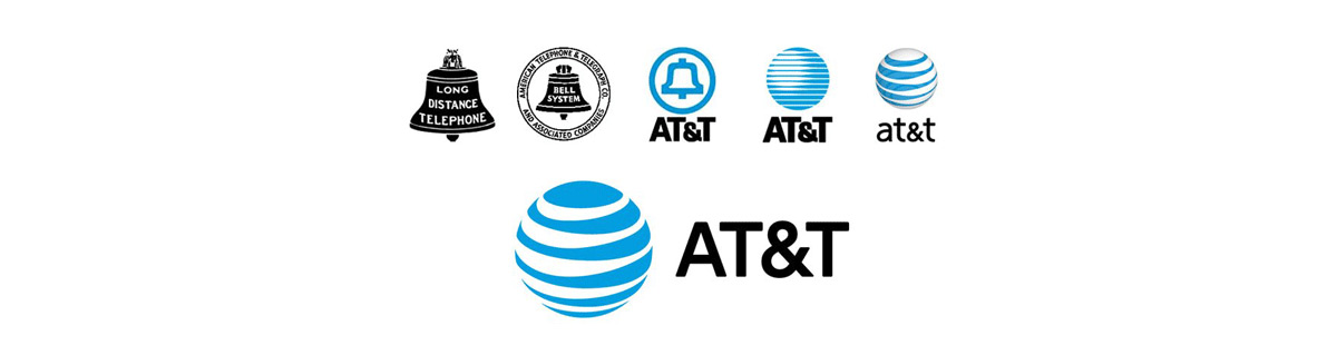Evolution du logo AT&T Evolution du logo AT&T