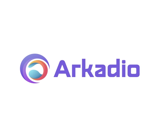 Modern gradient technology logo with abstract circle