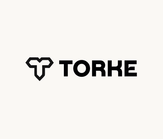 Minimal geometric tech company logo