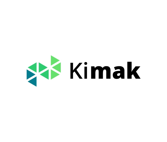 Geometric green abstract company logo