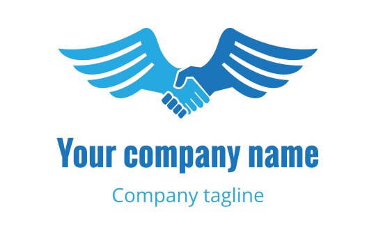 Blue logo