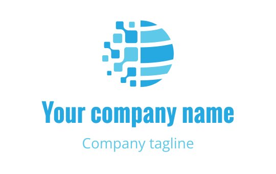 Blue logo